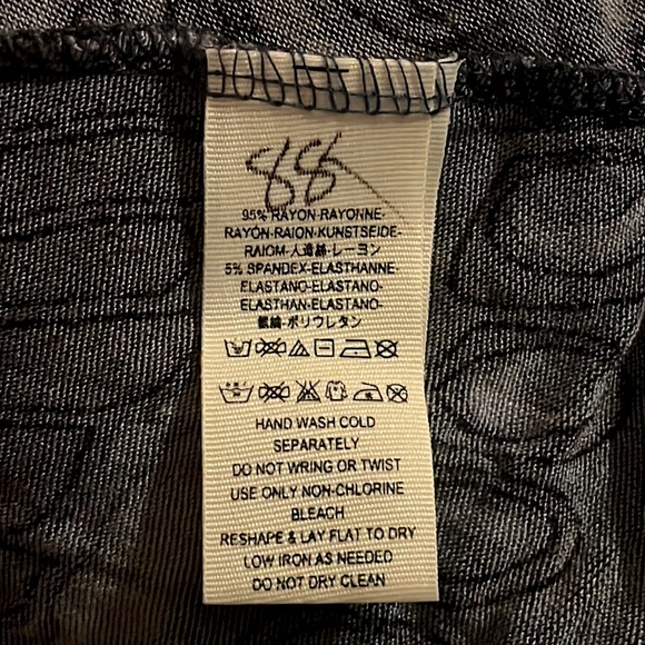 ⭐️SOLD⭐️3/$20 🔥Free People | Boho AZURE Blue Floral Bell Sleeve Top Sz SP - Picture 9 of 10